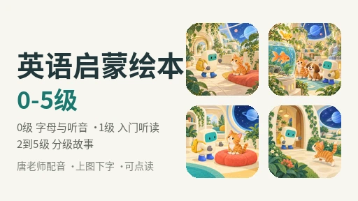 英语启蒙绘本 · 0-5级封面