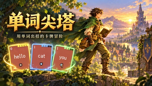 单词尖塔的封面